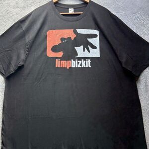 Limp Bizkit Shirt Mens 3XL Black Red Logo Graphic Band Tee Music‎ Rock Nu Metal